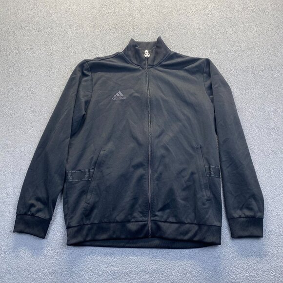 adidas Other - adidas Men's TANGO TAN Heavy‎ Club Track Jacket Soccer Football Black Size XL